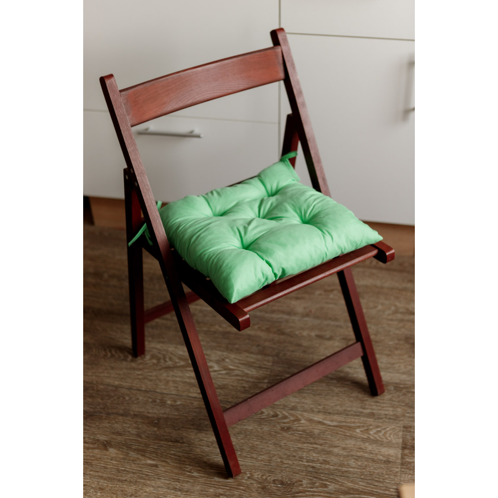 Подушка на стілець Прованс Фібра зелена 40х40 см (4823093446991) - зображення 3