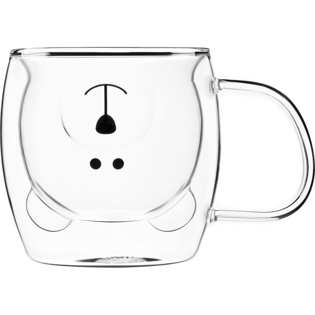 Набір чашок Ardesto Animals 250 мл 2 шт (AR2625GHA) - зображення 1