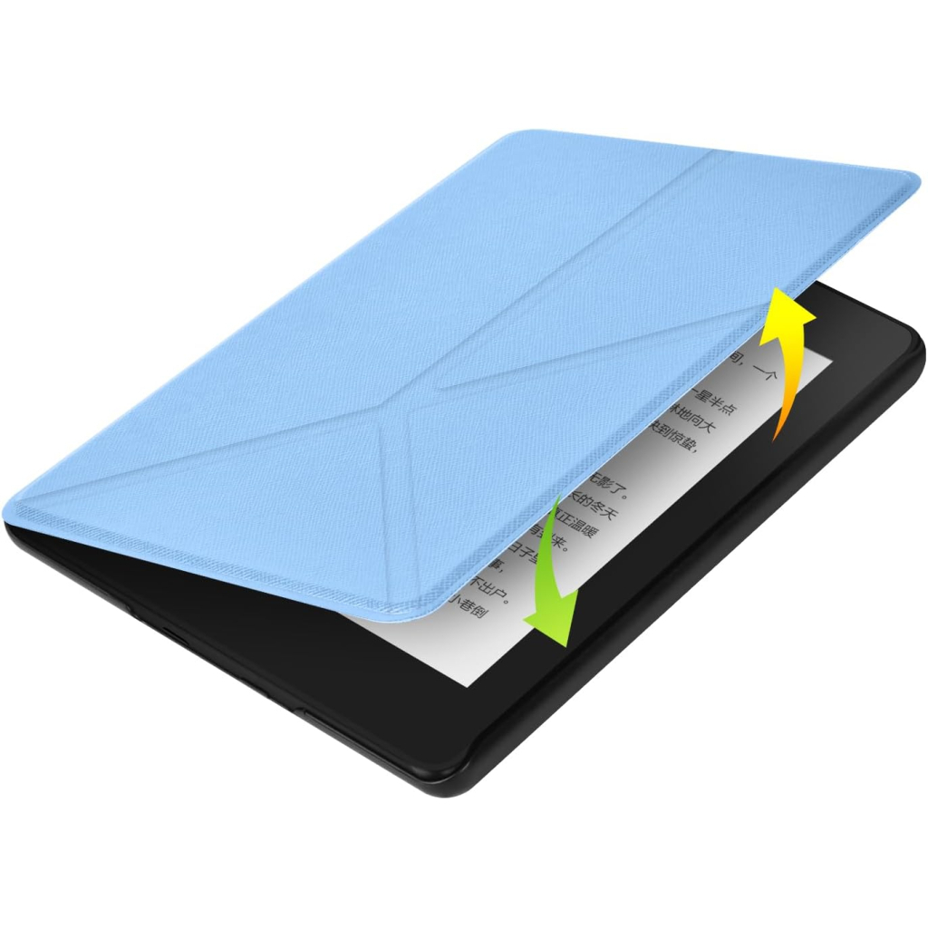 Чохол до електронної книги BeCover Ultra Slim Origami Amazon Kindle Paperwhite 12th Gen. 2024 7"/Colorsoft (2024) Light Blue (712839) - зображення 6