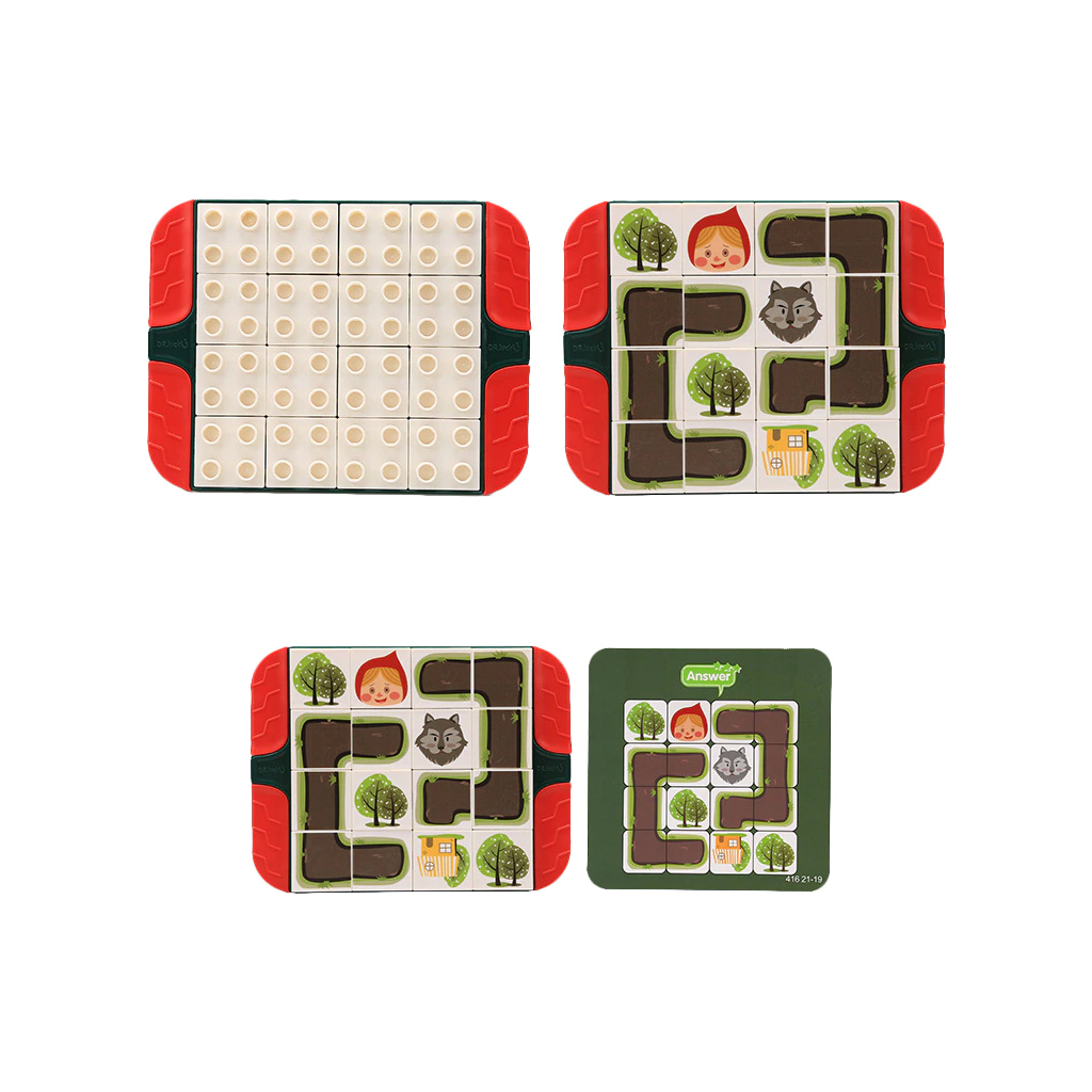 Конструктор Wange Червона шапочка - гра лабіринт + книжка (WNG-416) - зображення 2