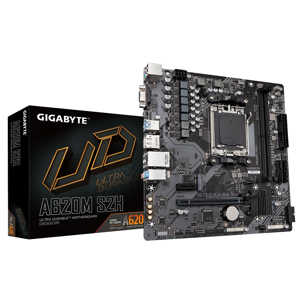 Материнська плата GIGABYTE A620M S2H - зображення 1