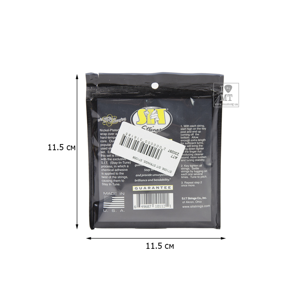 Струни для гітари SIT Strings S71058 (10-58) (230297) - зображення 2