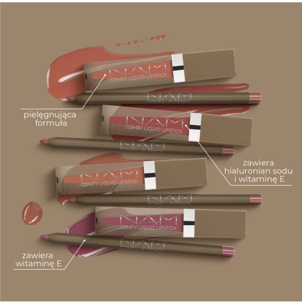 Олівець для губ NAM Comfy Lip Pencil 04 - Mauve (5905309903128) - изображение 4