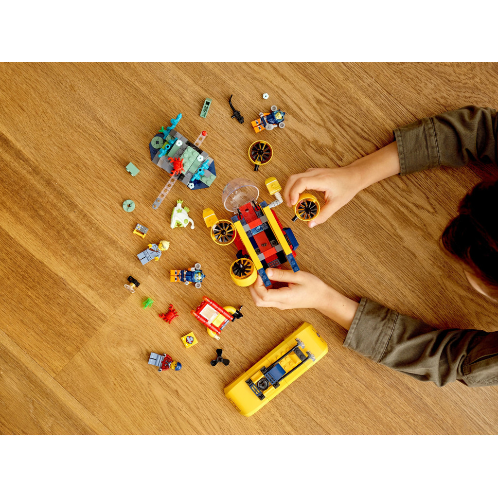 Конструктор LEGO City Океан: дослідницький підводний човен 286 деталей (60264) - зображення 9