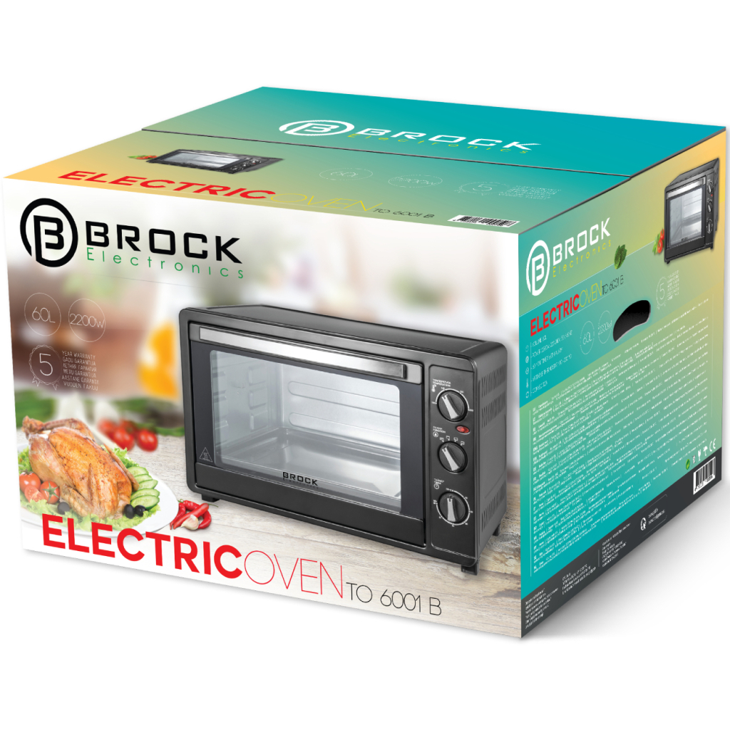 Електропіч Brock TO 6001 B - зображення 3