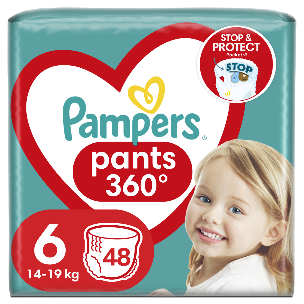 Підгузки Pampers трусики Pants Giant Розмір 6 (15+ кг) 48 шт (8006540069202) - зображення 1