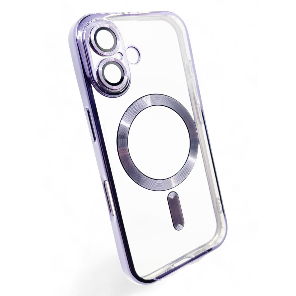 Чохол до мобільного телефона BeCover TPU Chrome Case (MagSafe) для Apple iPhone 16 Purple (712074) - зображення 2