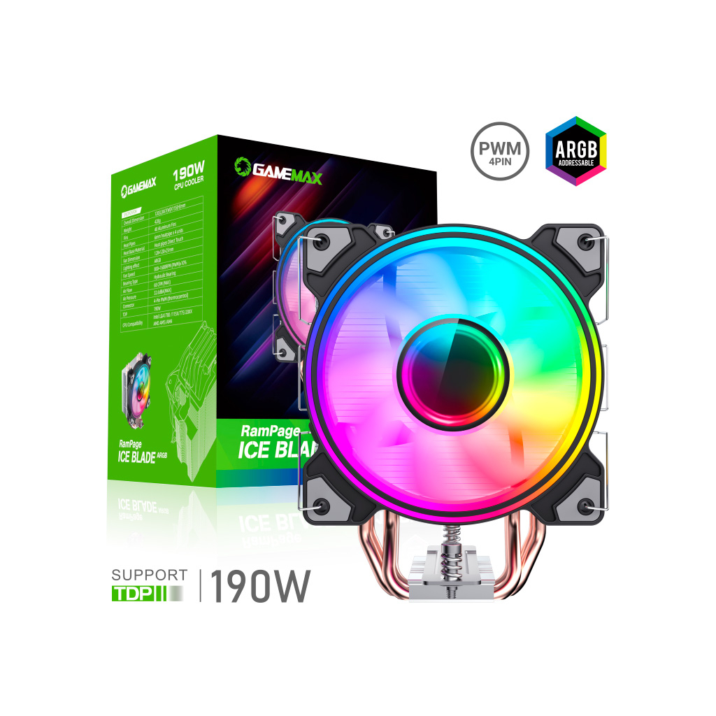 Кулер до процесора Gamemax Ice Blade Argb - зображення 9