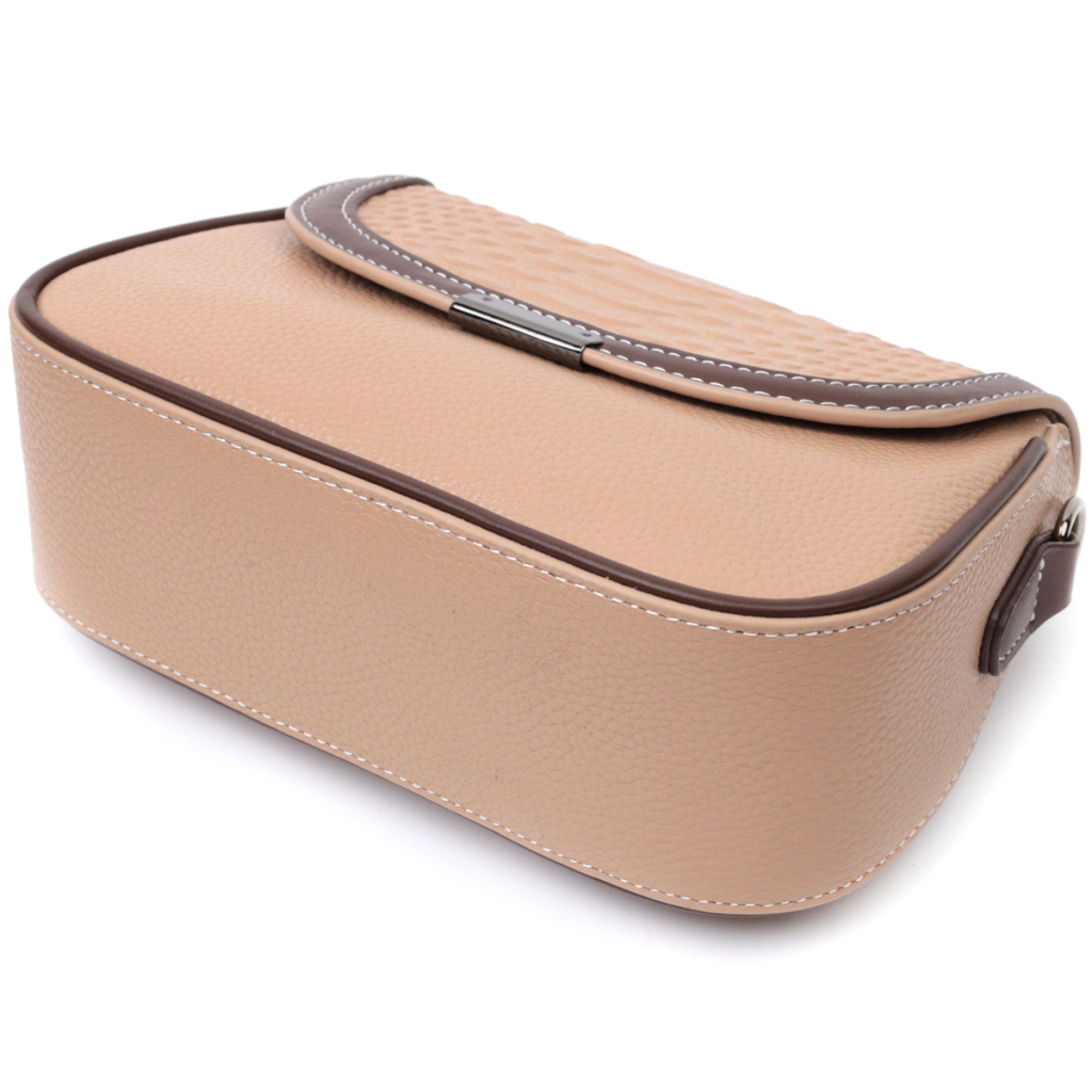 Сумка Vintage З натуральної шкіри Бежева (22373) - зображення 5