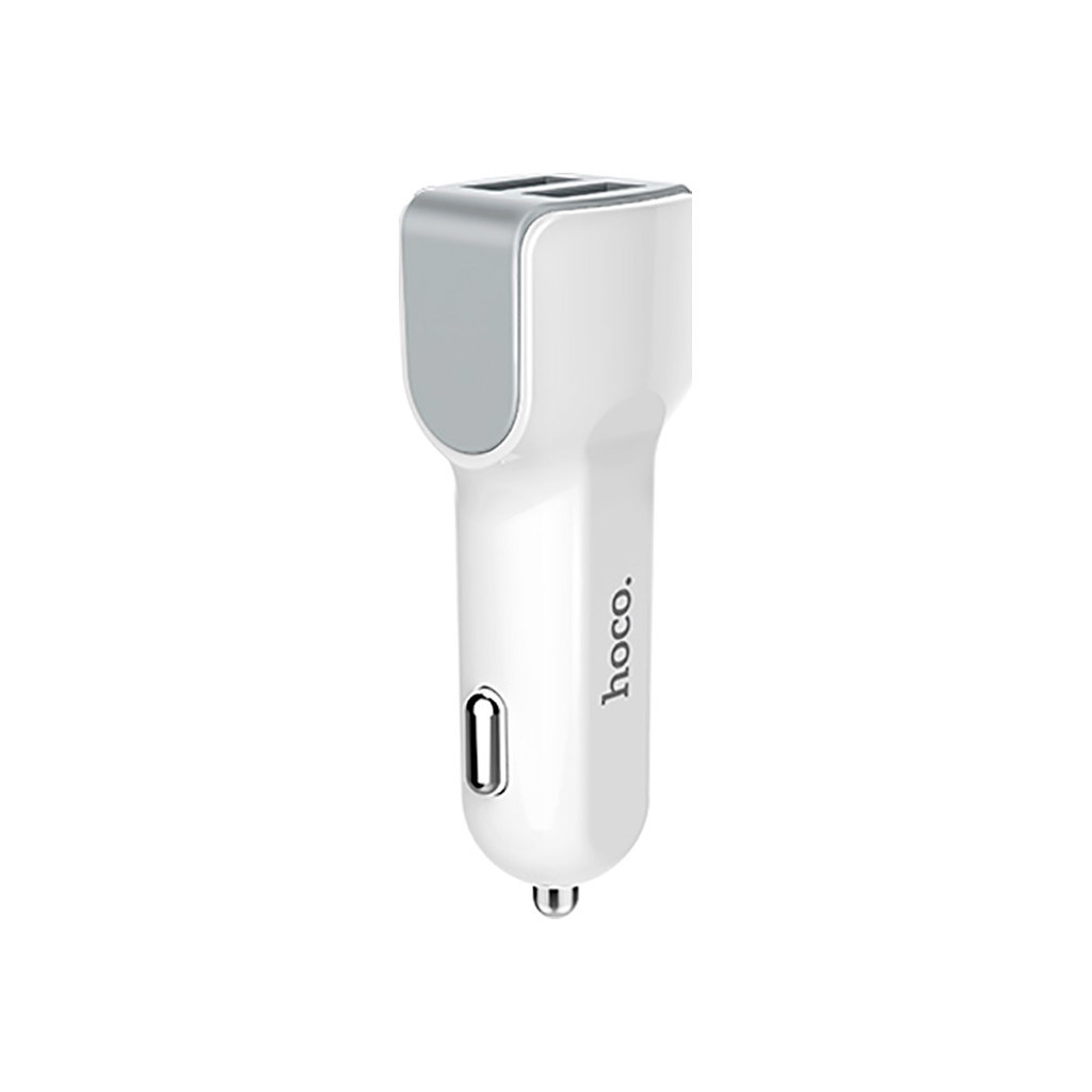 Зарядний пристрій HOCO Z23 2xUSB White (6957531078012) - зображення 2