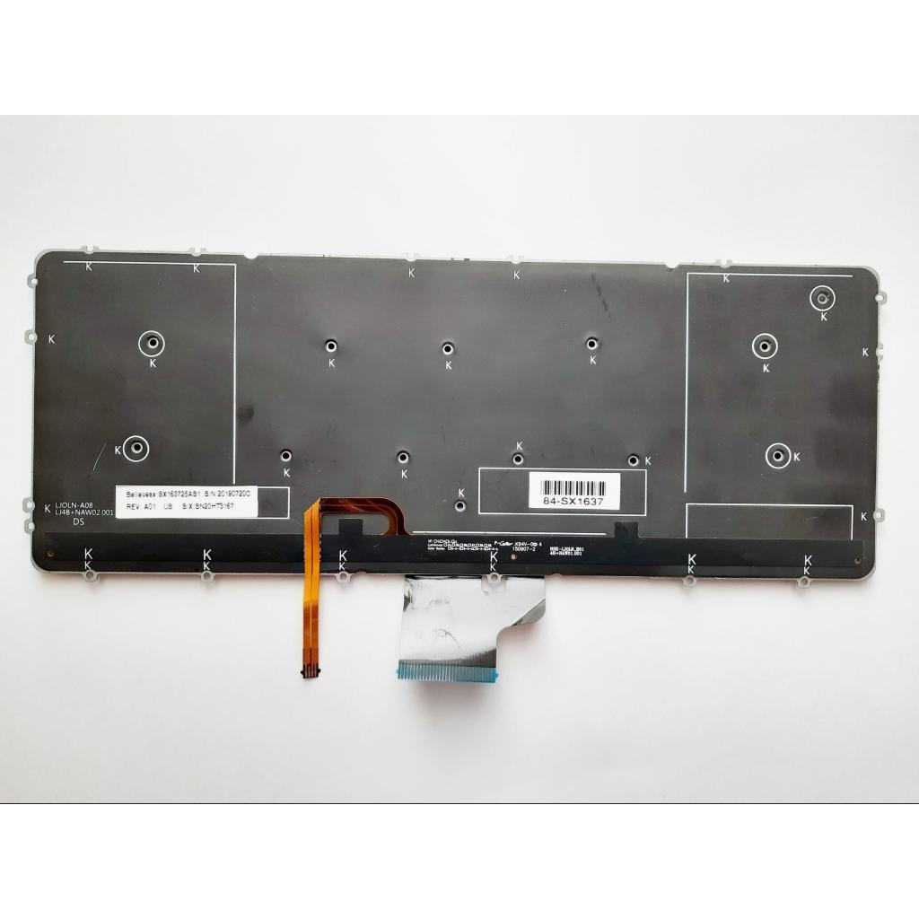 Клавіатура ноутбука Dell XPS 15-9530,Precision M3800 черная,подсв (A46090) - зображення 2