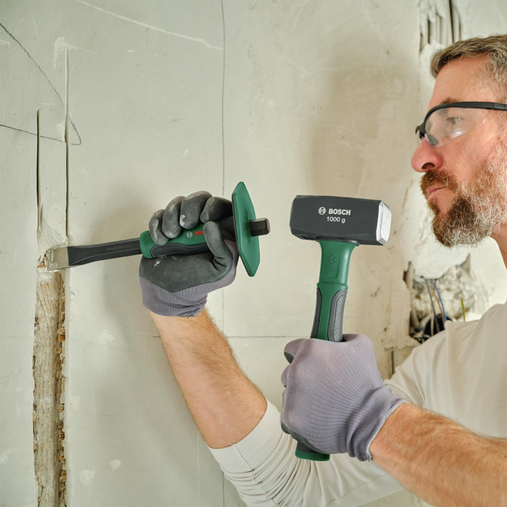 Зубило Bosch пласке, 250x102x81мм, захист руки, CrV (1.600.A02.ZA5) - изображение 2