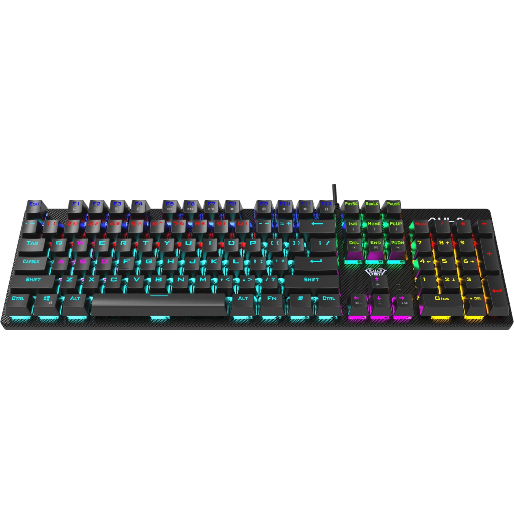Клавіатура Aula S2022 Keycap KRGD Blue USB UA Black (6948391240527) - зображення 3