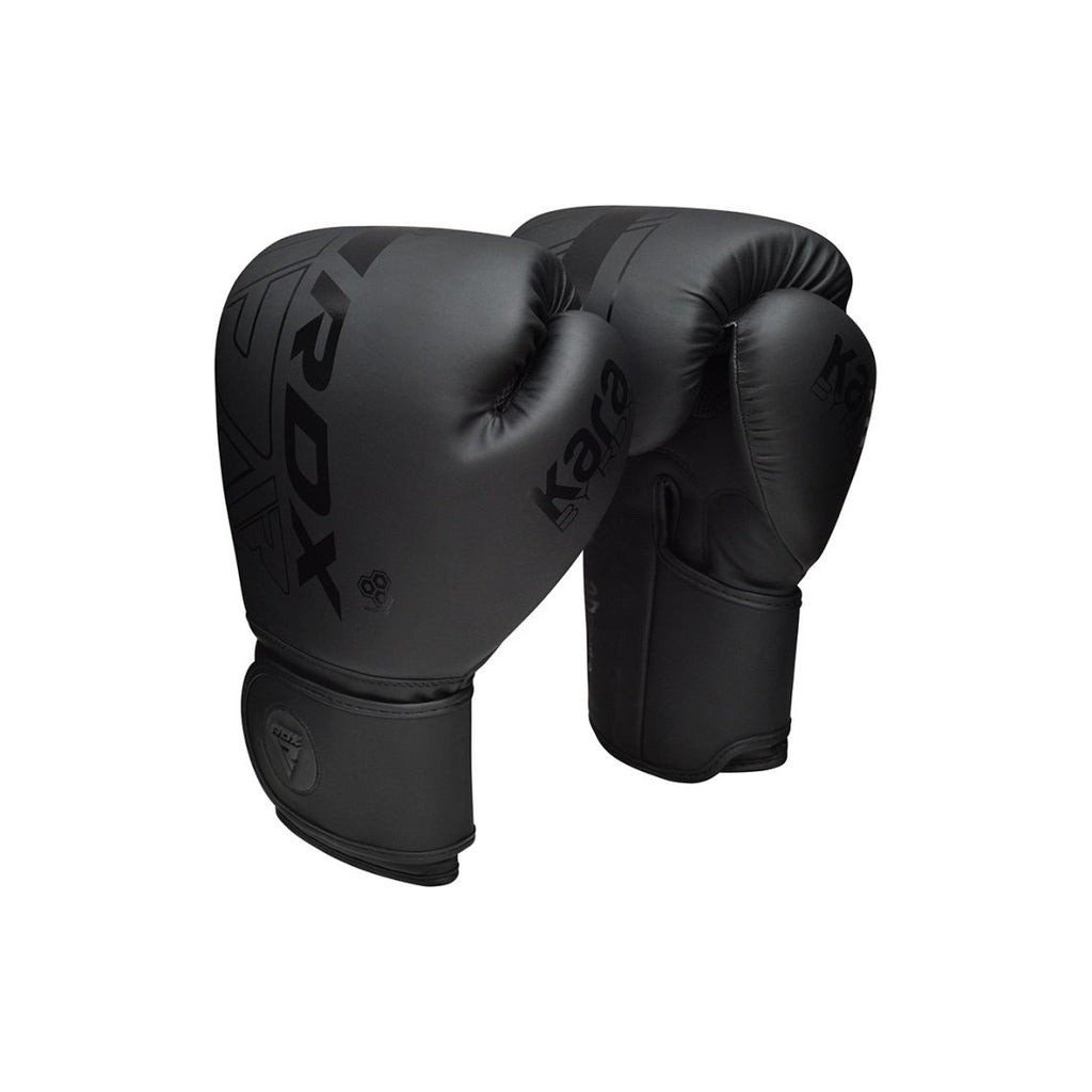 Боксерські рукавички RDX F6 Kara Matte Black 6 унцій (BGR-F6MB-6OZ) - зображення 3