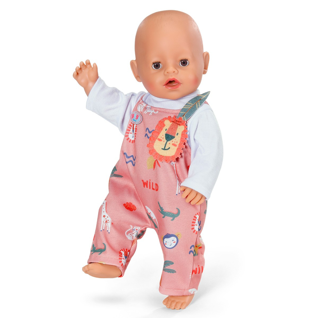 Аксесуар до ляльки Zapf Одяг для ляльки Baby Born - Комбінезон Джунглі (871669) - зображення 2