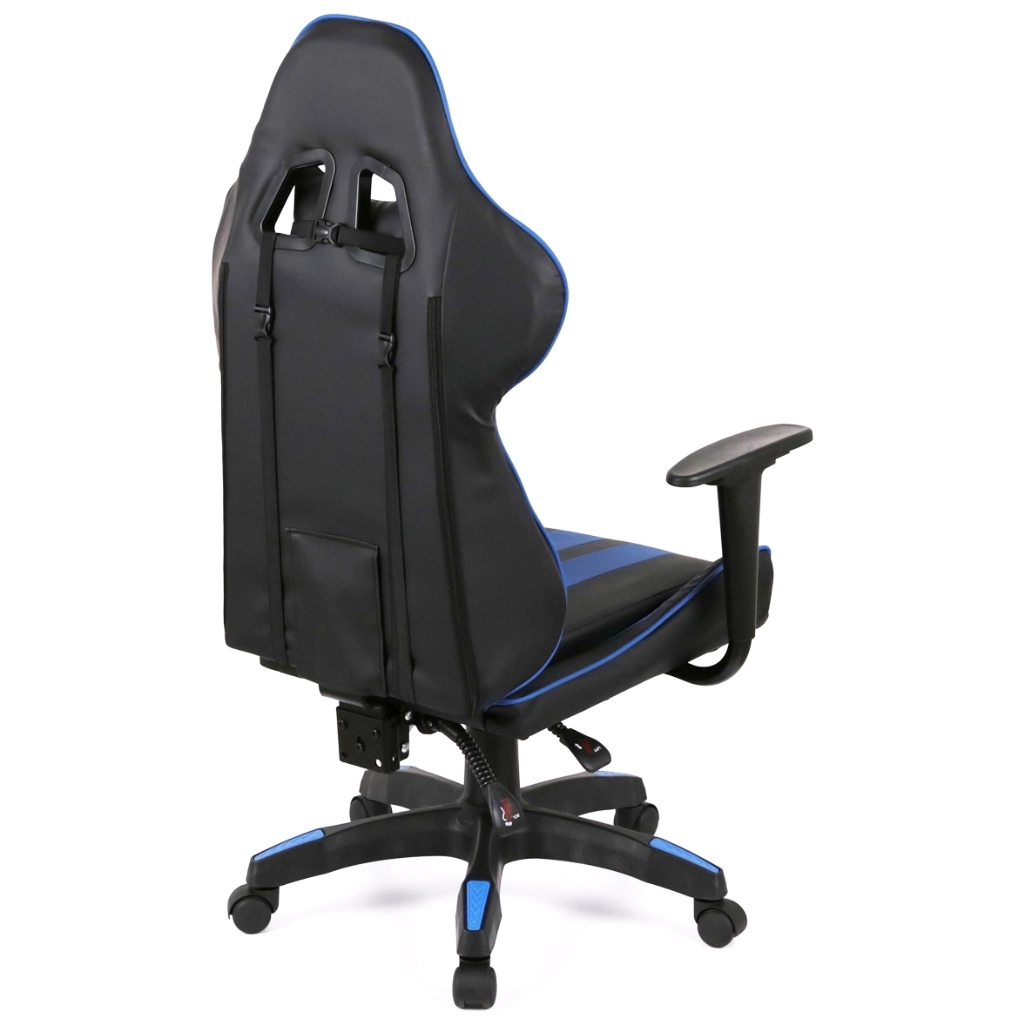 Крісло ігрове Аклас Стрік Light ANF Синій (PU-чорний/cиній) (00160342) - зображення 4