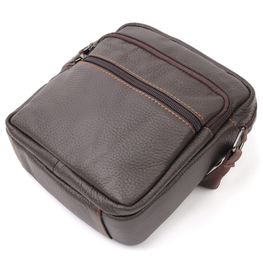 Сумка Vintage Коричнева (20687) - зображення 5