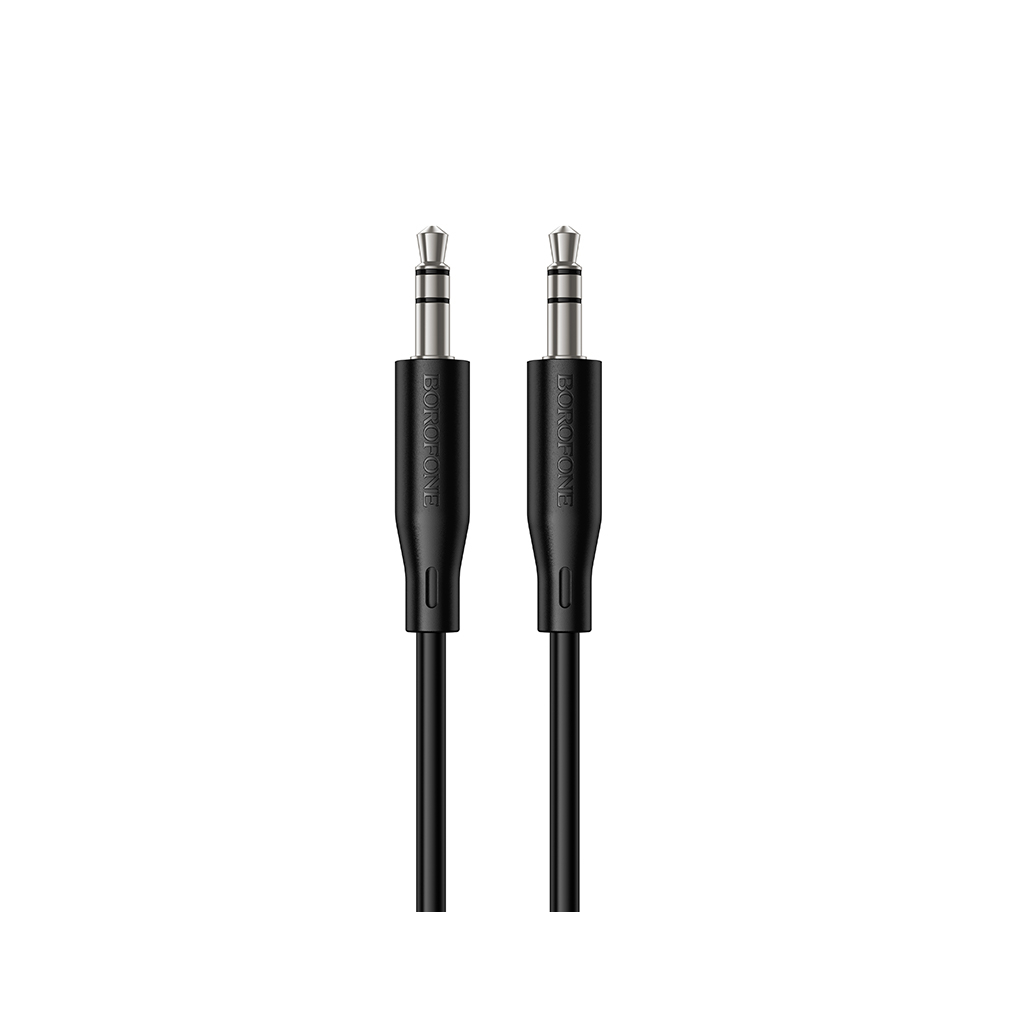 Кабель мультимедійний 3.5mm M to 3.5mm M 1.0m BL26 black BOROFONE (6941991122170) - picture 1