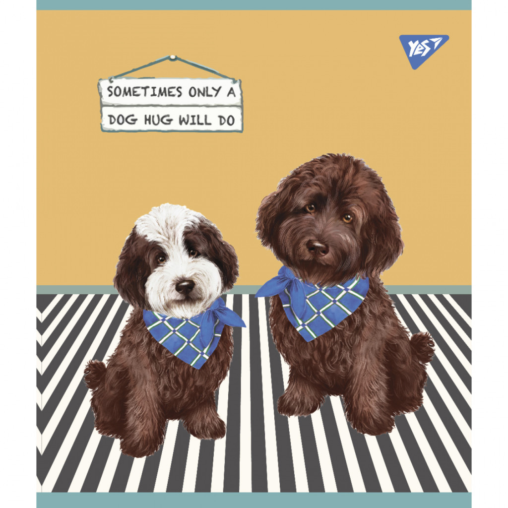 Зошит Yes А5 Dogs 24 аркушів клітинка (766834) - зображення 3