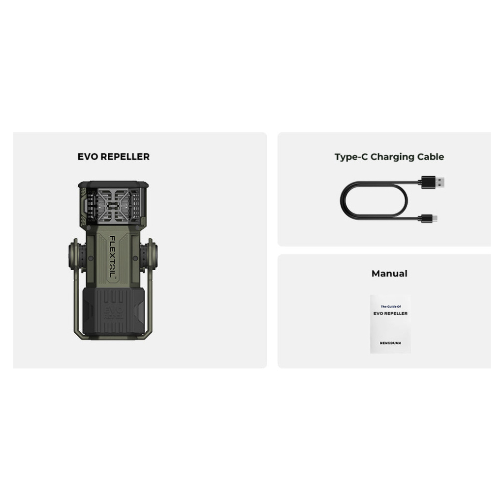 Ліхтар Flextail антимоскітний Flextail Evo Repel, зелений (ER4800-GN-i) - зображення 7