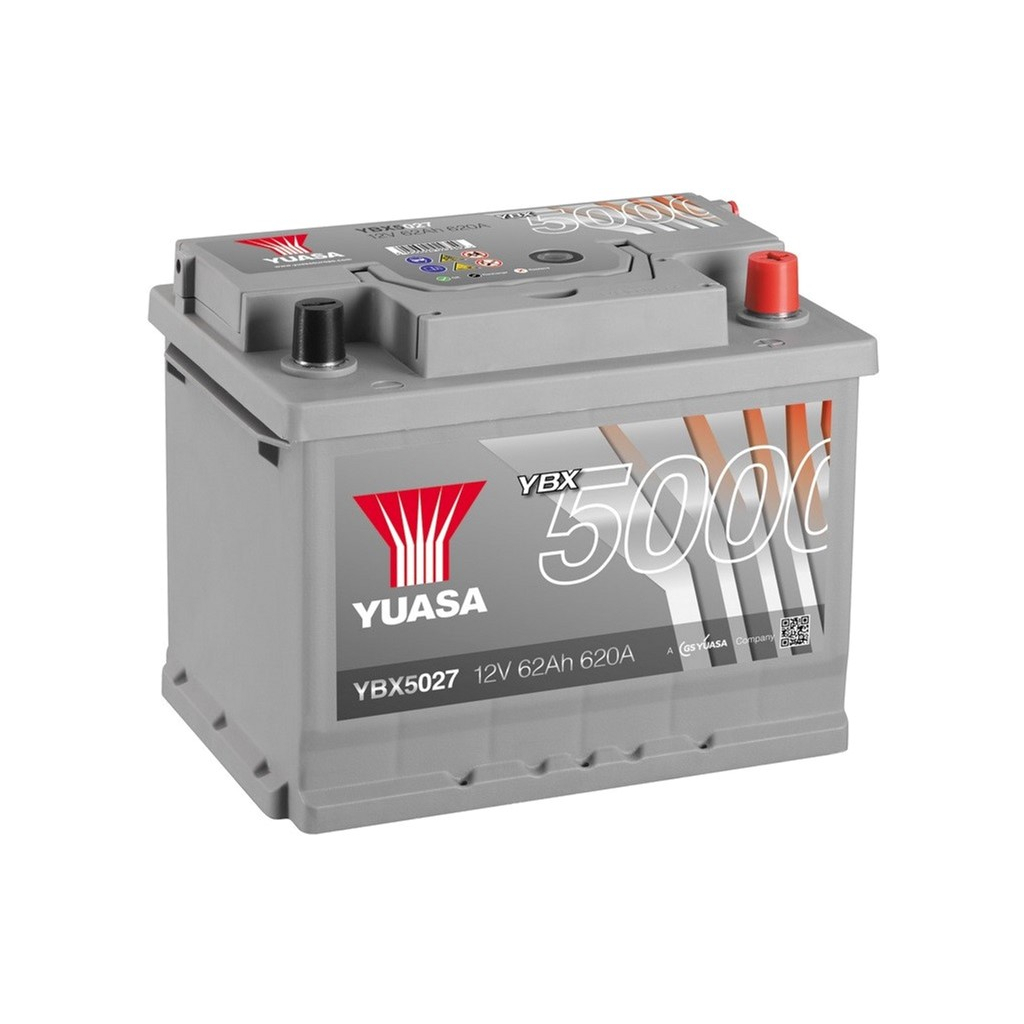 Акумулятор автомобільний Yuasa 12V 65Ah Silver High Performance Battery (YBX5027) - зображення 1