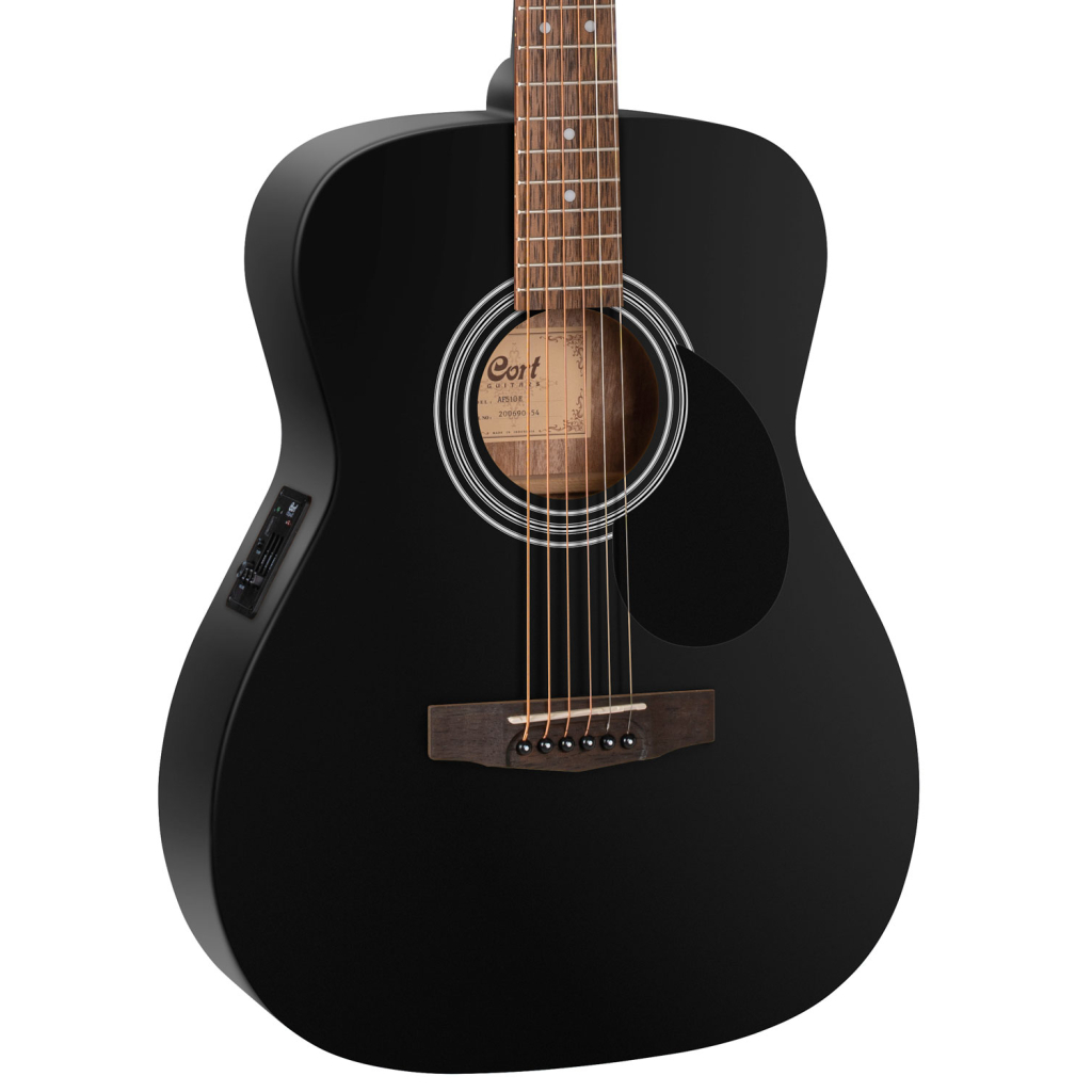 Гітара електроакустична Cort AF510E Black - зображення 2