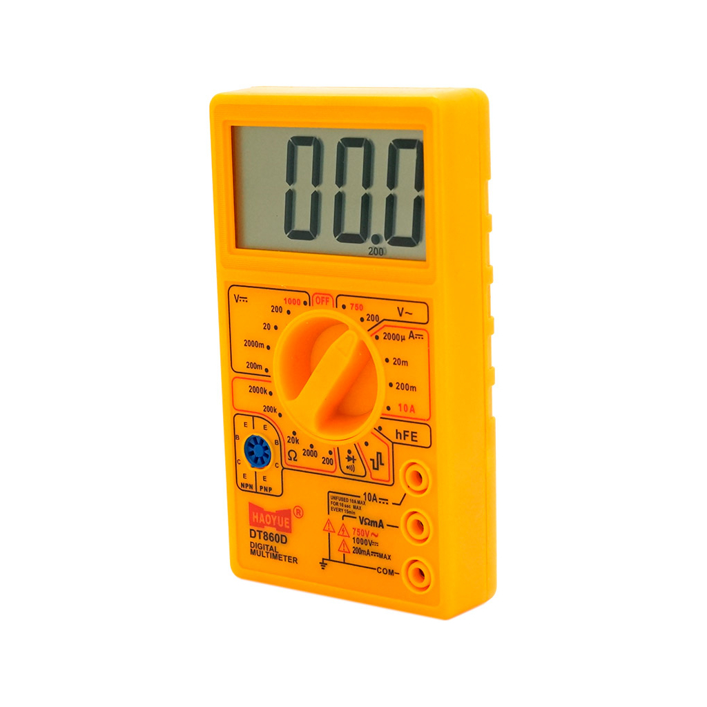 Цифровий мультиметр HAOYUE DT-860D, щупи, Box (HAOYUE DT-860D) - зображення 2