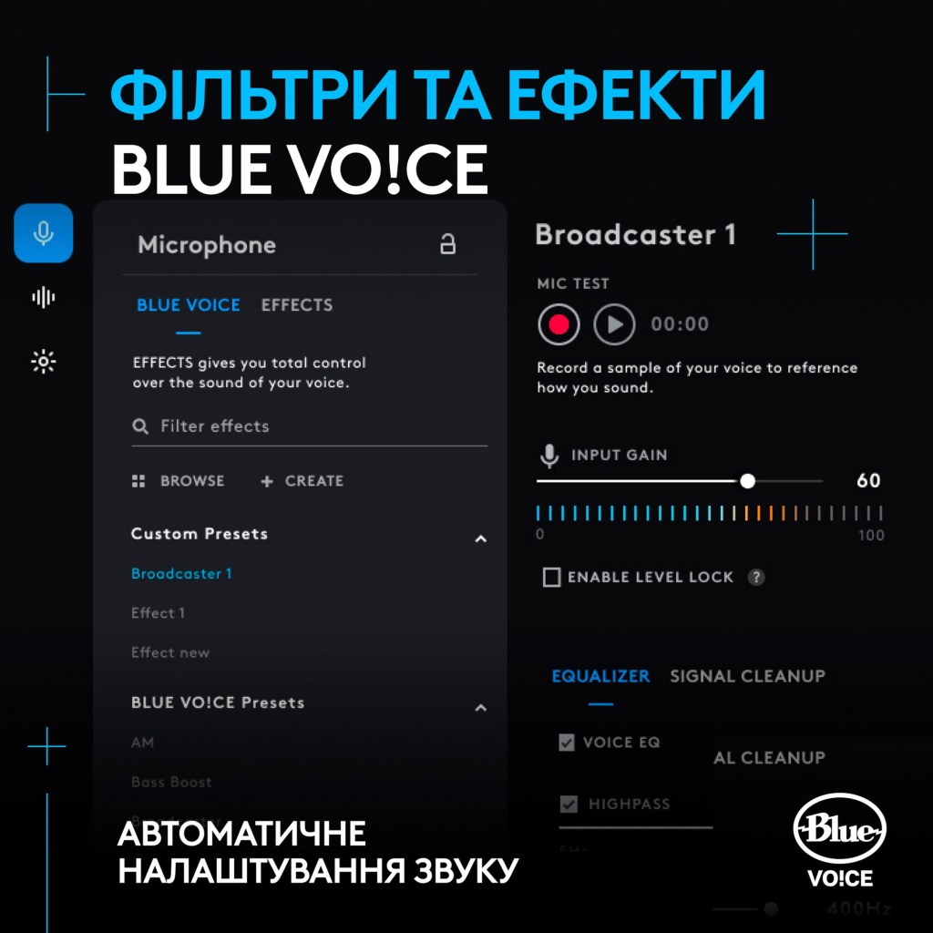 Мікрофон Logitech Yeti GX Dynamic RGB Gaming Mic with Lightsync Black (988-000569) - зображення 10