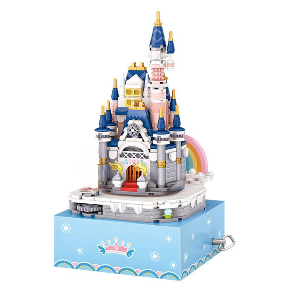 Конструктор LOZ mini Замок (музична скринька) без фігурок (1220) - зображення 1