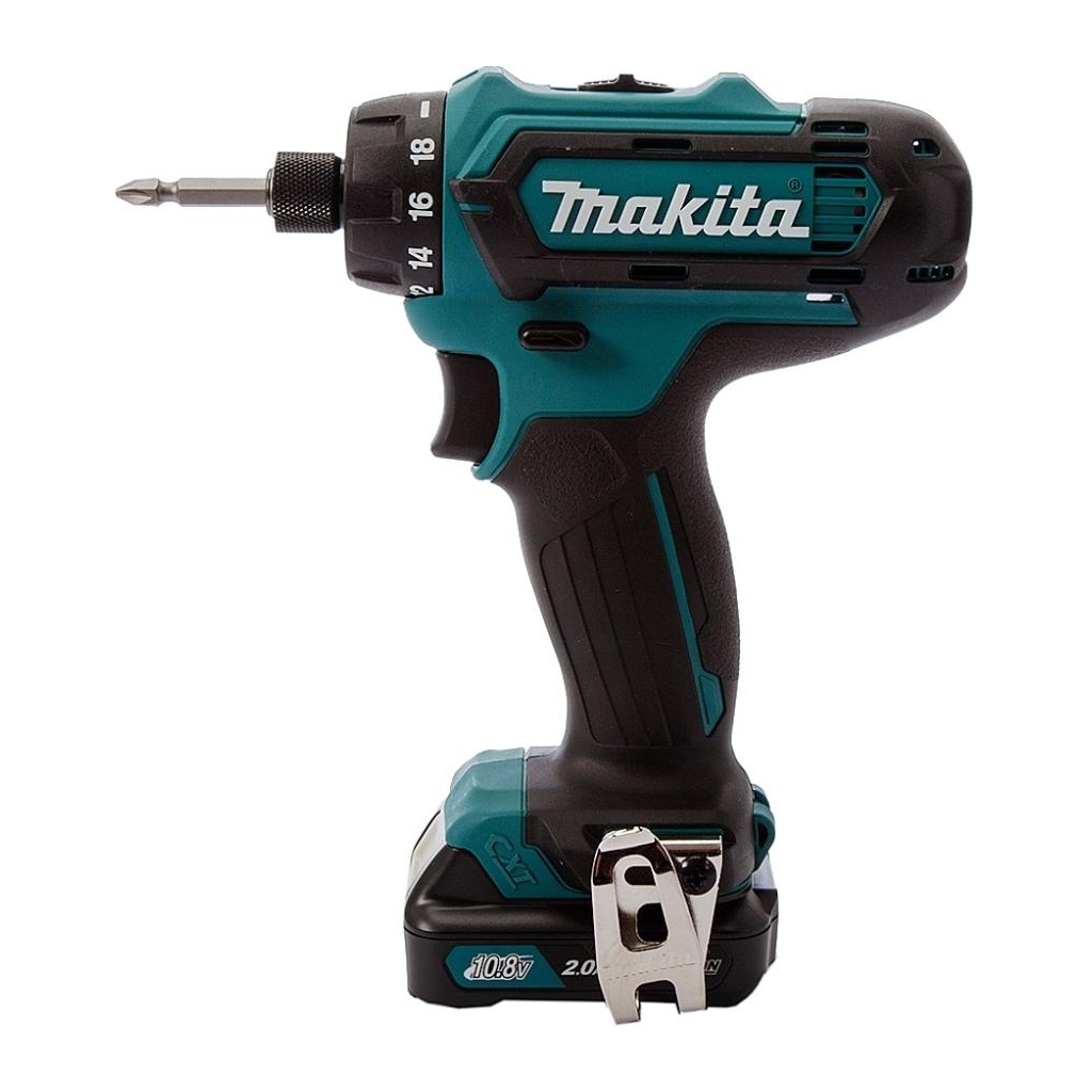 Шуруповерт Makita CXT Slider, 2Аг х 2шт, кейс, 30 / 14Нм (DF031DSAE) - зображення 1