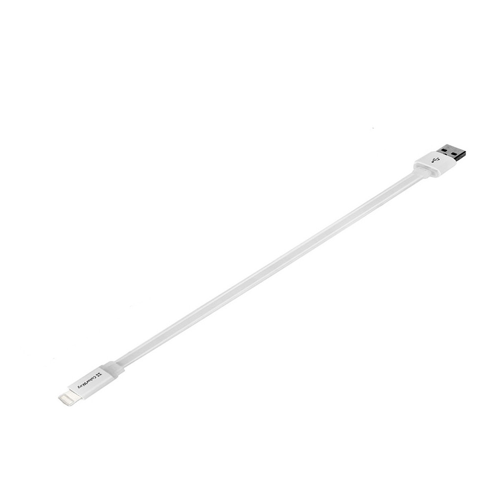 Дата кабель USB 2.0 AM to Lightning 0.25m white ColorWay (CW-CBUM-LM25W) - зображення 3