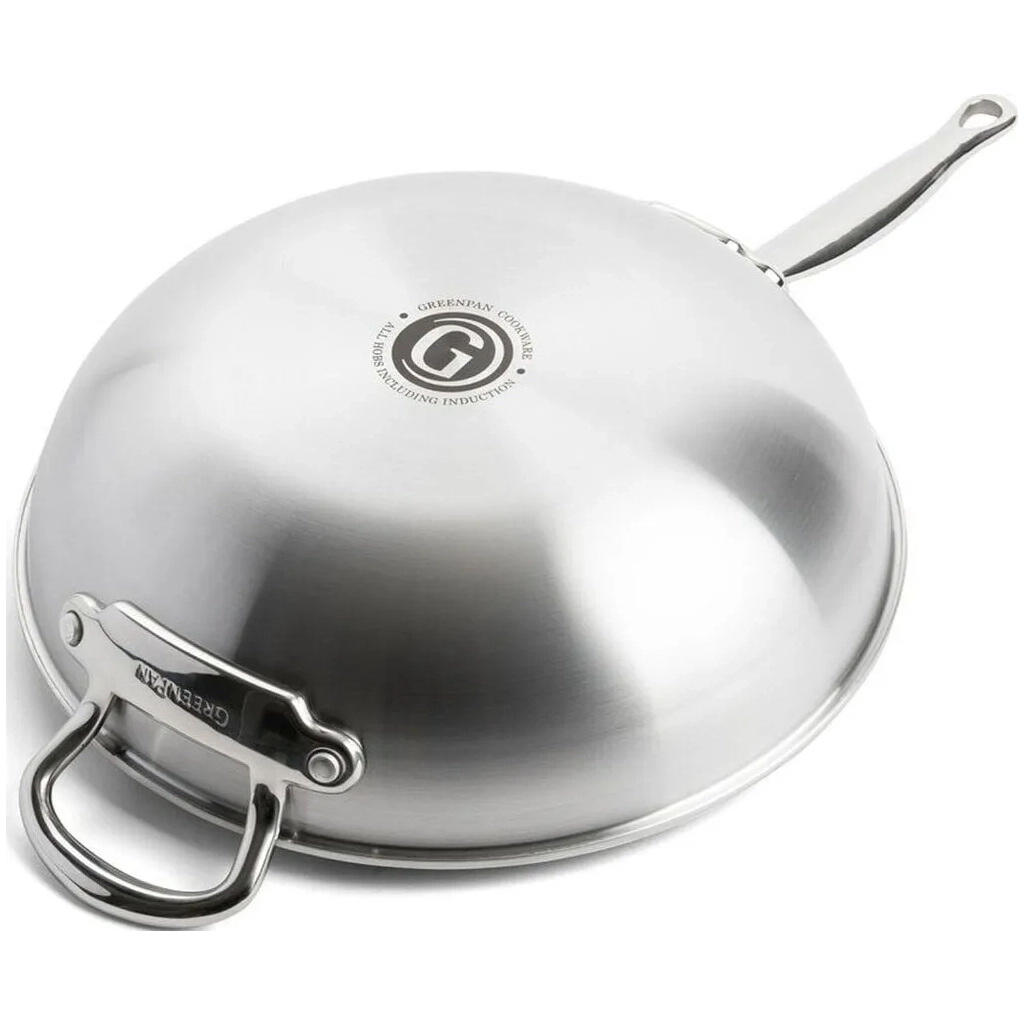 Сковорода GreenPan Premiere Вок 30 см, 4,7 л з керамічним покриттям (CC003821-001) - зображення 2