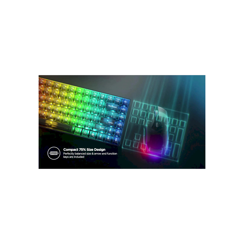 Клавіатура Lenovo Legion K510 Mini Pro USB UA Black (GY41P80864) - зображення 8