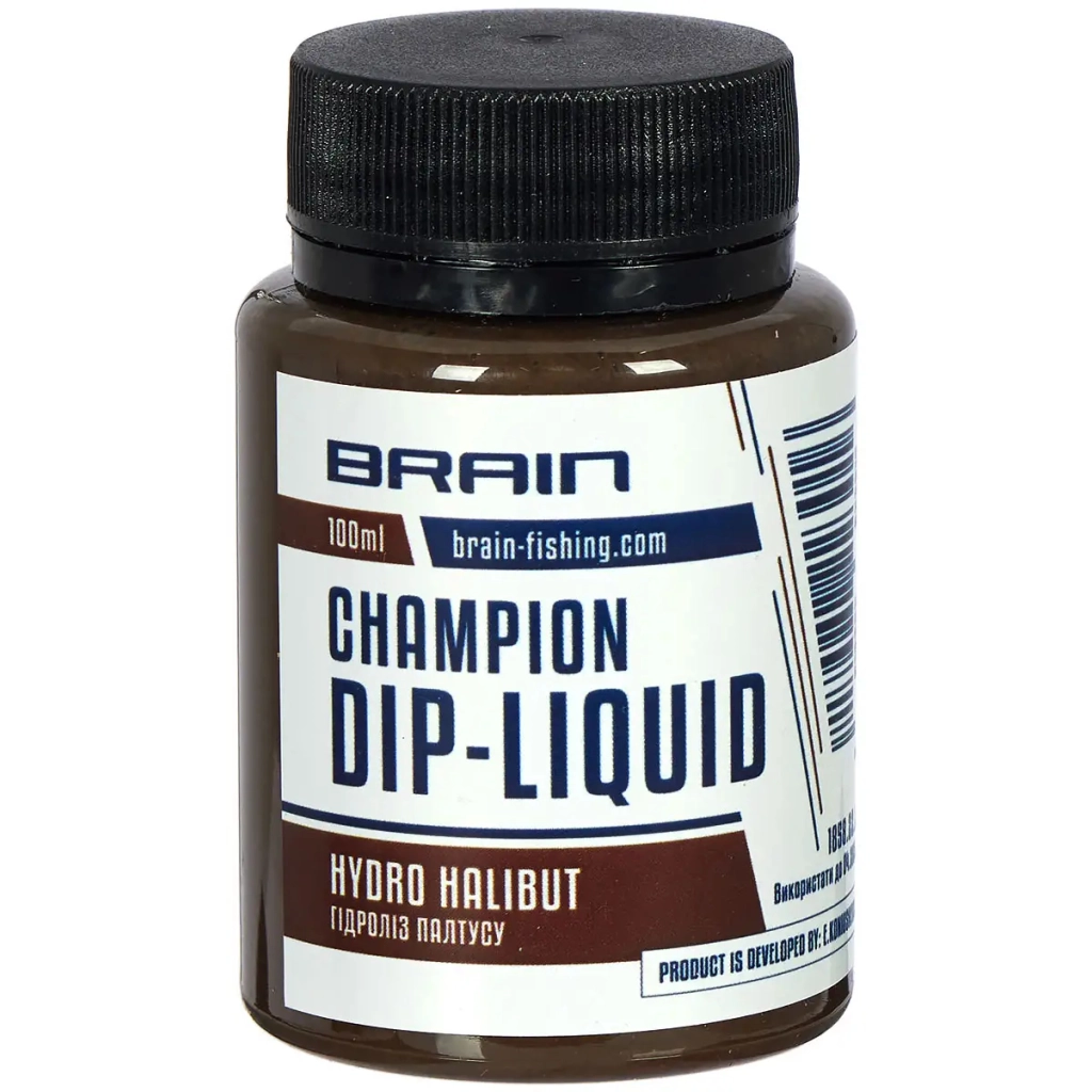 Діп-ліквід Brain Champion Hidro Halibut (гідроліз палтуса) 100ml (1858.22.23) - зображення 1