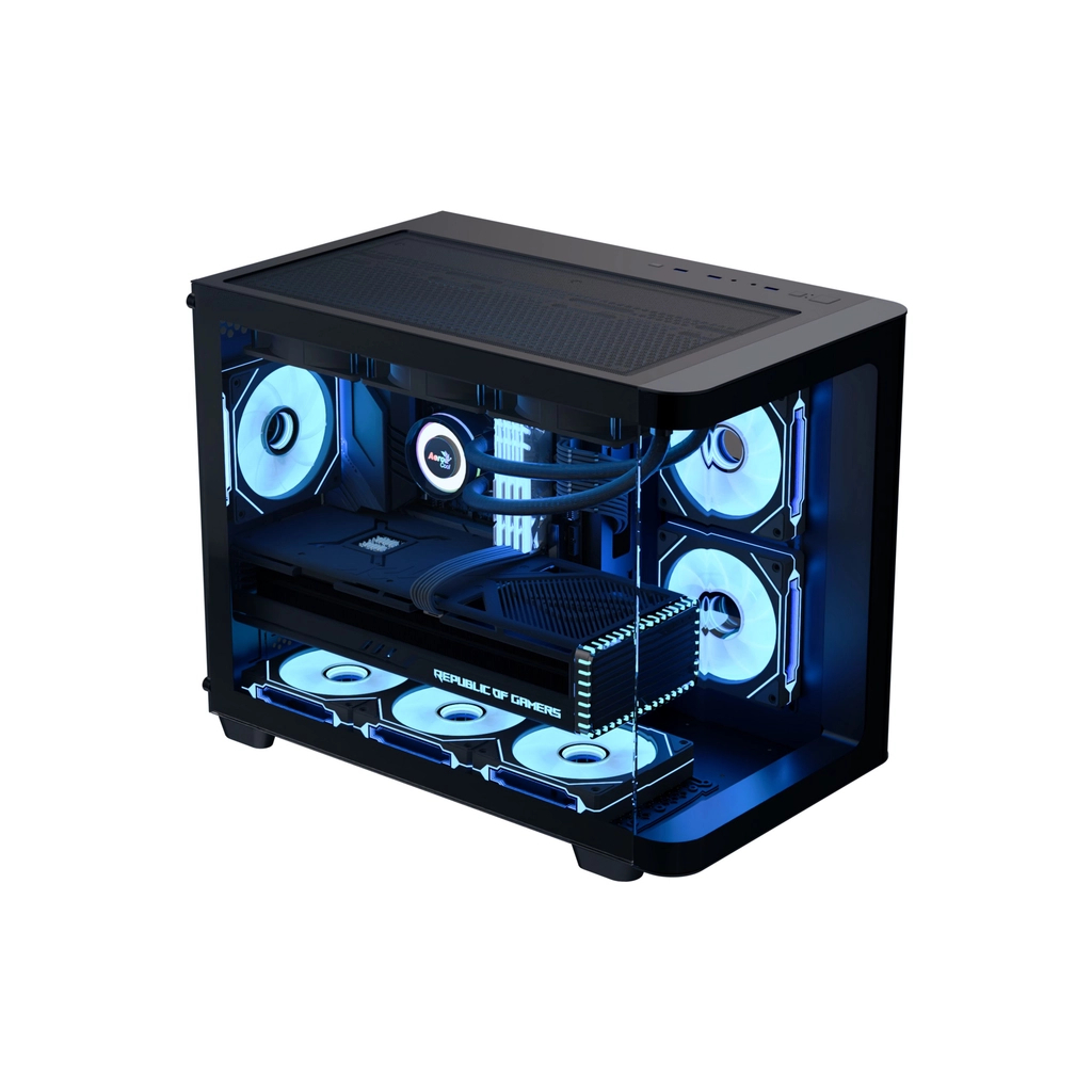 Корпус AeroCool P300C-G-BK-v1 Black (ACCS-PN02033.11) - зображення 2