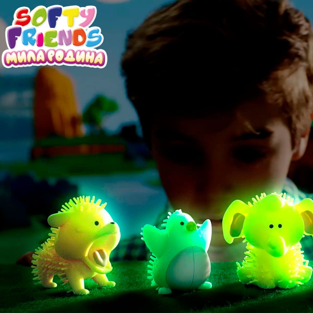 Антистрес #sbabam Стретч-іграшка у вигляді тварини серії Softy friends – Мила родина (8/SC22) - изображение 8