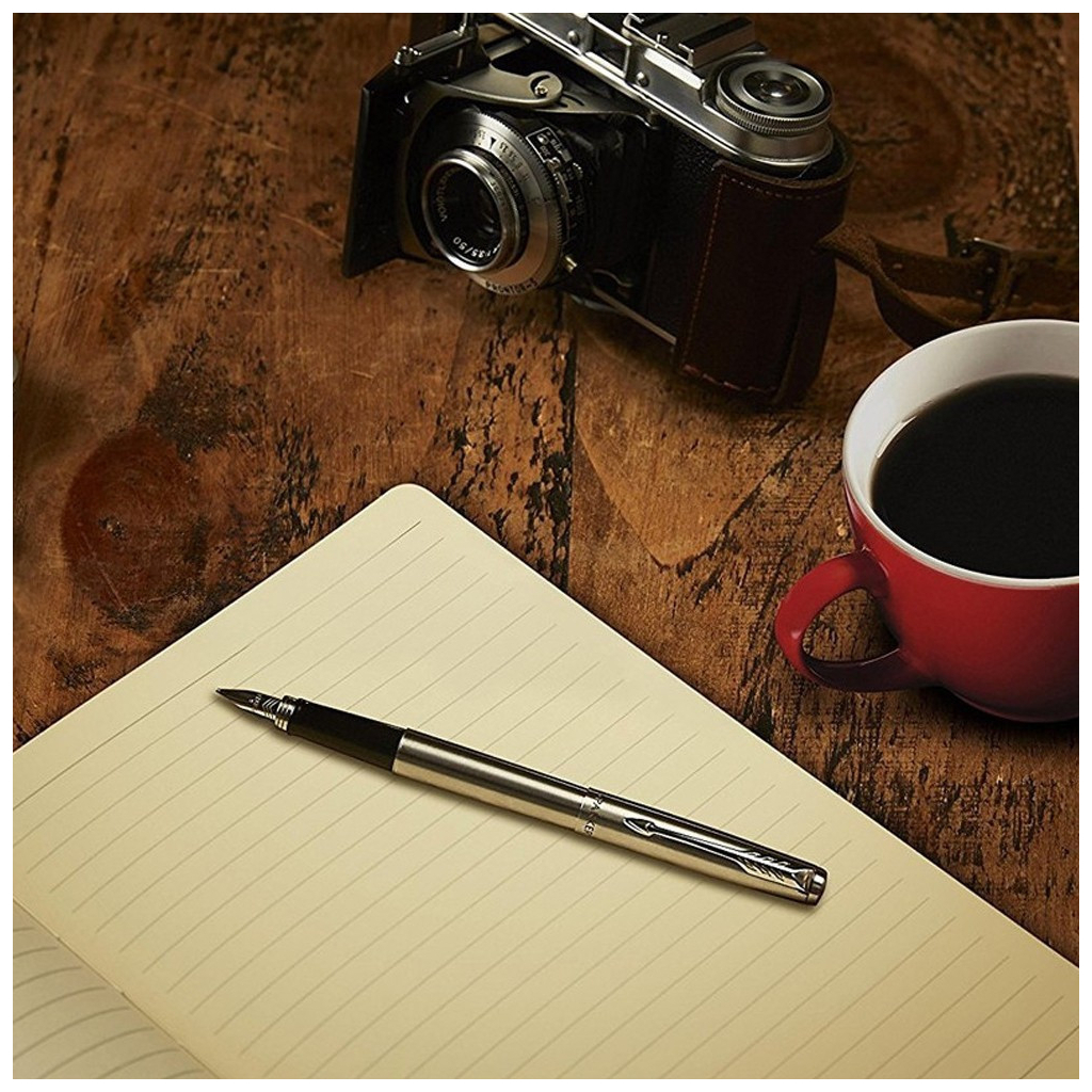 Ручка пір'яна Parker JOTTER 17 SS CT  FP M блістер (16 116) - изображение 6