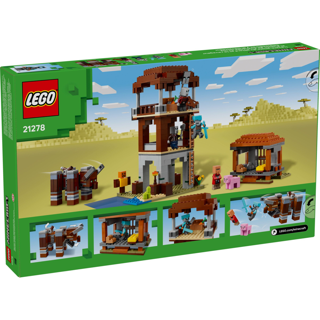 Конструктор LEGO Minecraft Аванпост розбійників та спустошувач (21278) - зображення 8
