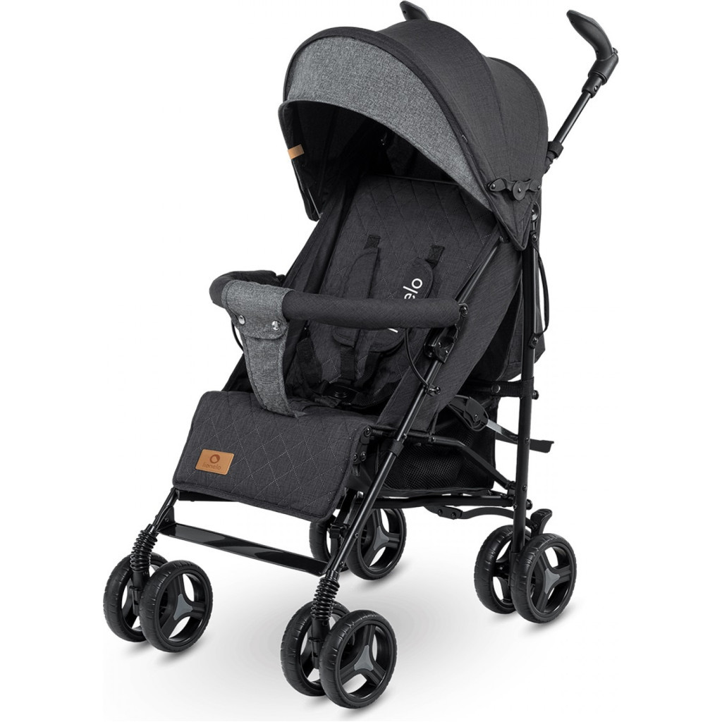 Коляска Lionelo Irma Black/Dark Grey (LO-IRMA BLACK) - зображення 1
