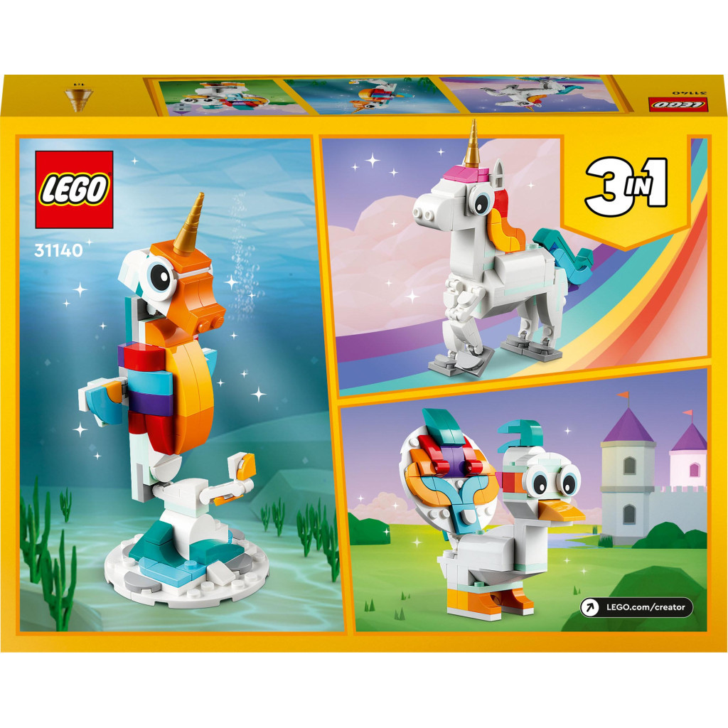 Конструктор LEGO Creator Магічний єдиноріг 145 деталей (31140) - зображення 9