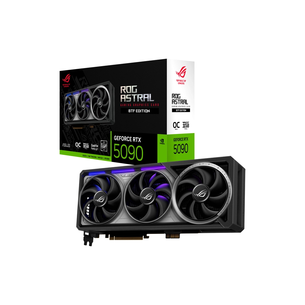 Відеокарта ASUS GeForce RTX5090 32GB ROG ASTRAL BTF OC GAMING (ROG-ASTRAL-RTX5090-O32G-BTF-GAMING) - изображение 10