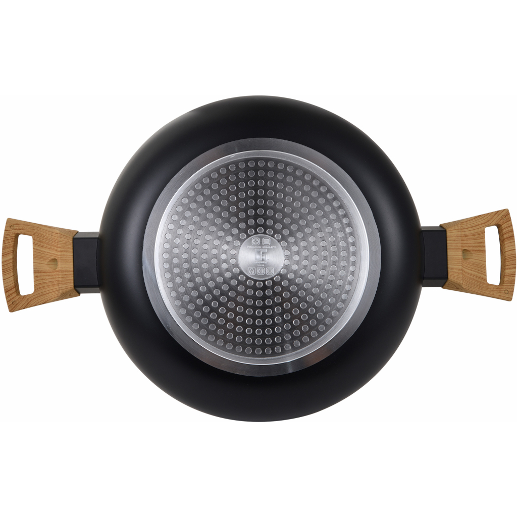 Сотейник Bergner Earth black з кришкою 28 см (BG-32038-BK) - зображення 5