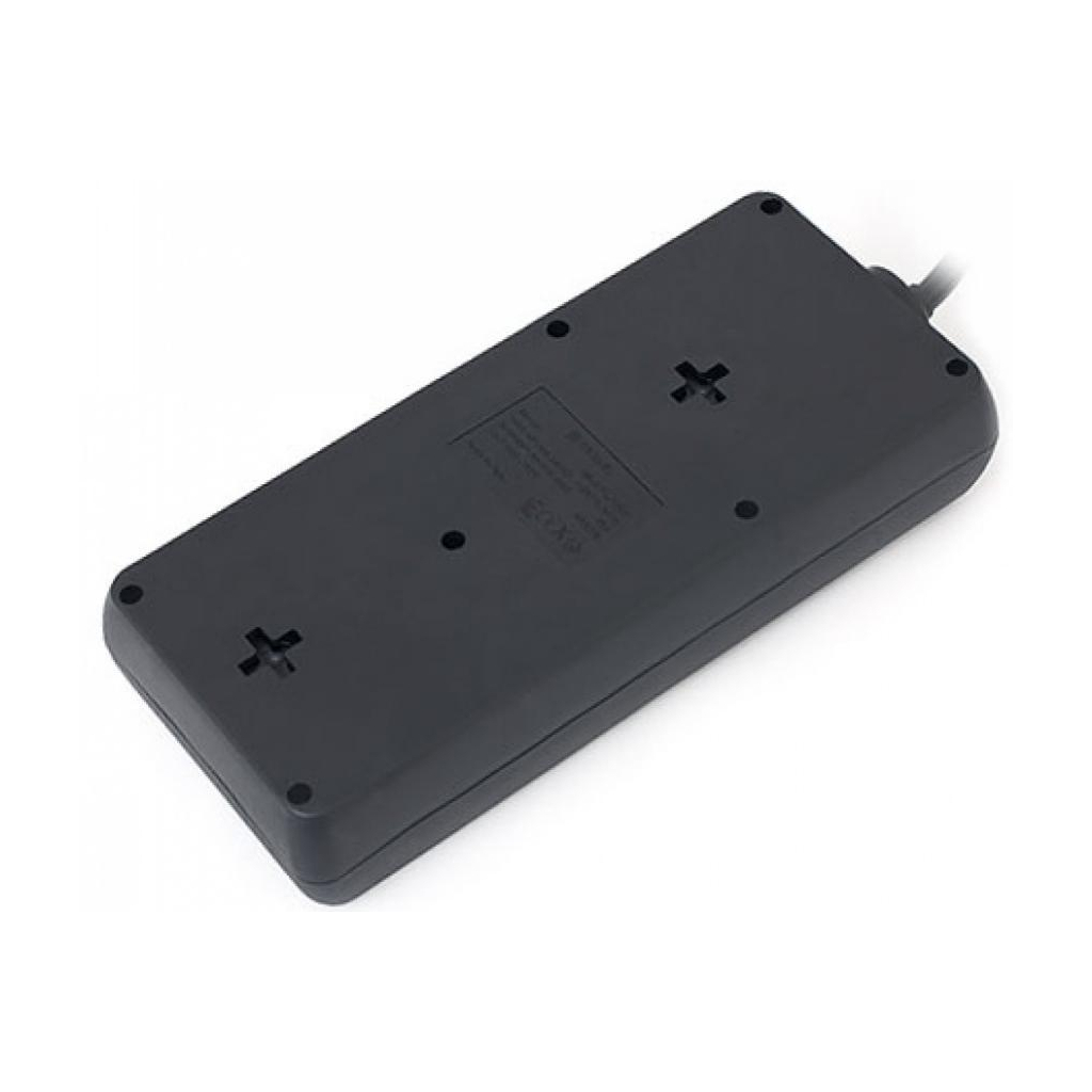 Мережевий фільтр живлення REAL-EL REAL-EL RS-8 PROTECT, 3m, black (EL122300022) - зображення 7