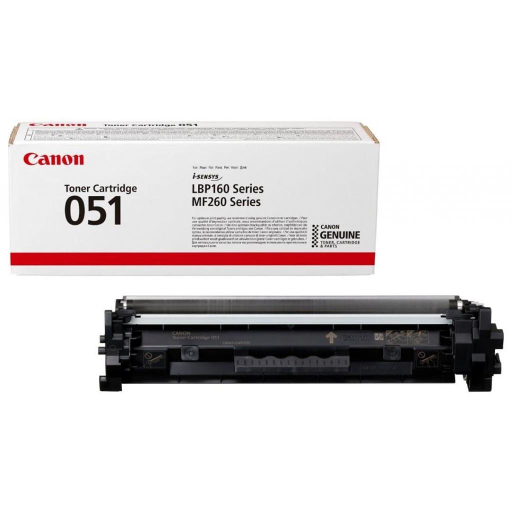 Картридж Canon 051 Black 1.7K (2168C002) - зображення 1