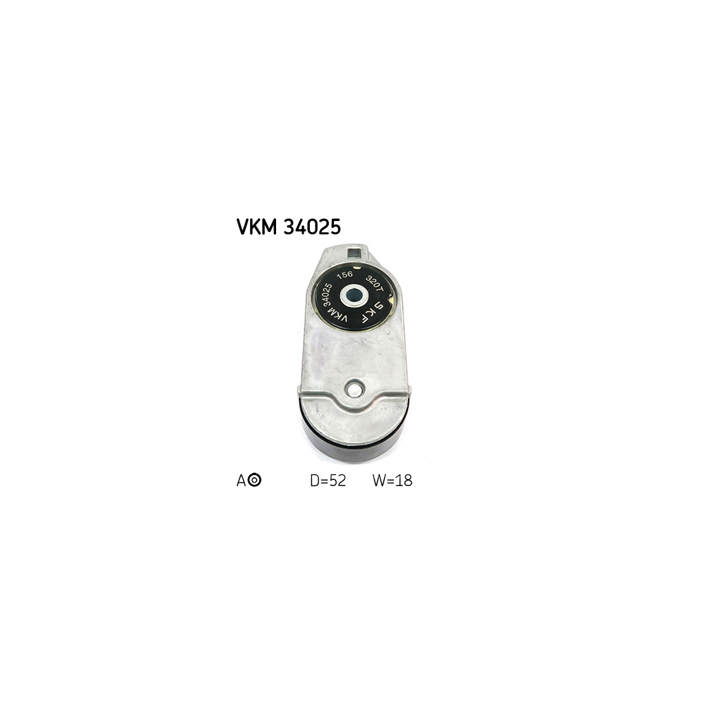 Натягувач ременя з роликом SKF VKM 34025 - зображення 2