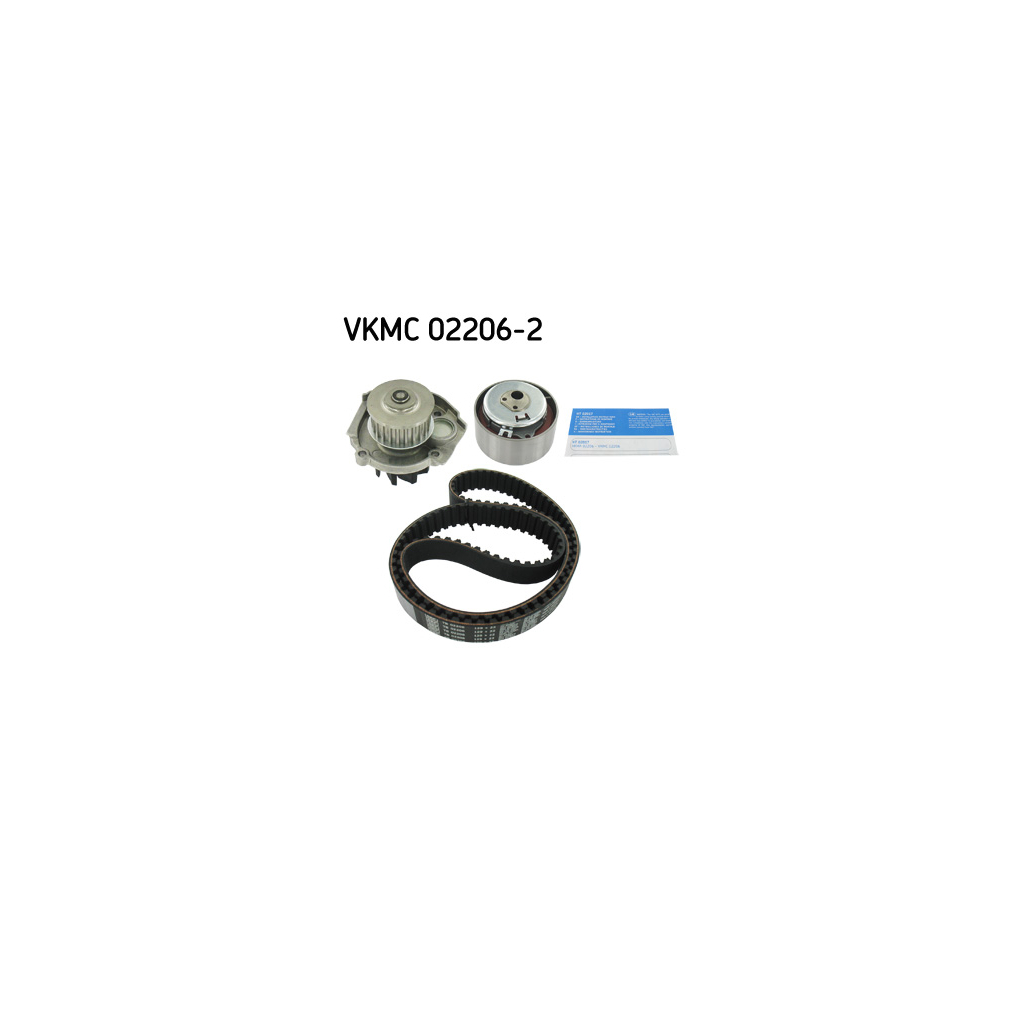 Комплект ременя ГРМ з помпой SKF VKMC 02206-2 - зображення 1