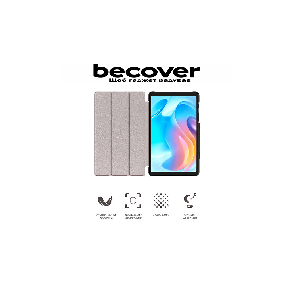 Чохол до планшета BeCover Smart Case Realme Pad Mini 8.7" Dark Green (708259) - зображення 7