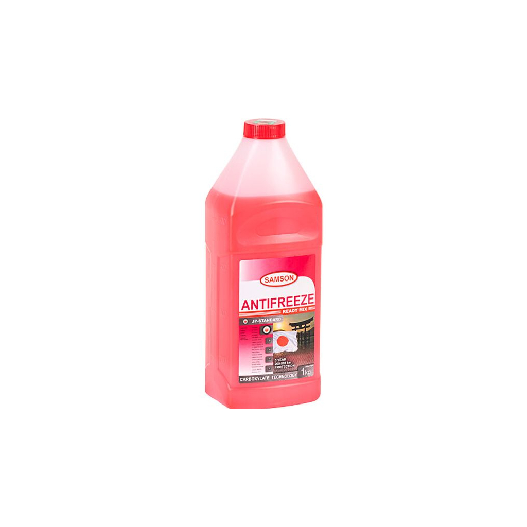 Антифриз SAMSON JP-Standard RED (-40) 1кг. Carboxylate special Japan cars (803238) - зображення 2