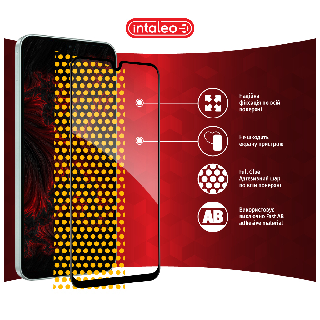 Скло захисне Intaleo Full Glue Samsung A26 Black (1283126608063) - зображення 7