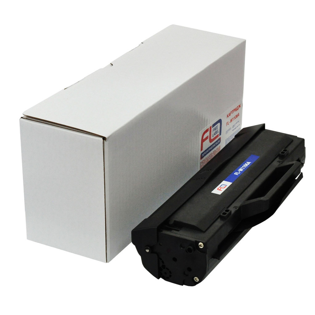 Картридж FREE Label HP W1106A без чипа (FL-W1106A) - зображення 1